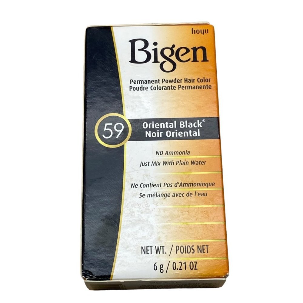 Bigen‎ Ammonia Free Permanent Powder Hair Color #59 Oriental Black